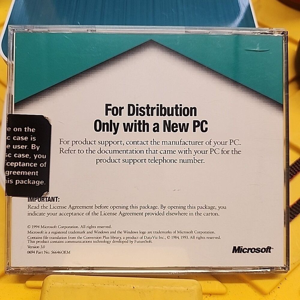Microsoft Works Multimedia Edition Version 3.0 CD for Windows 3.1 w/ Key - Picture 2 of 3